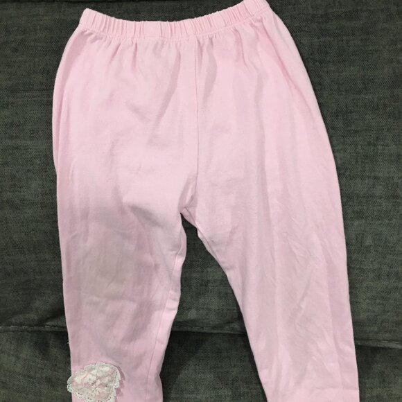 Girls Pink Leggings - Picture 1 of 3